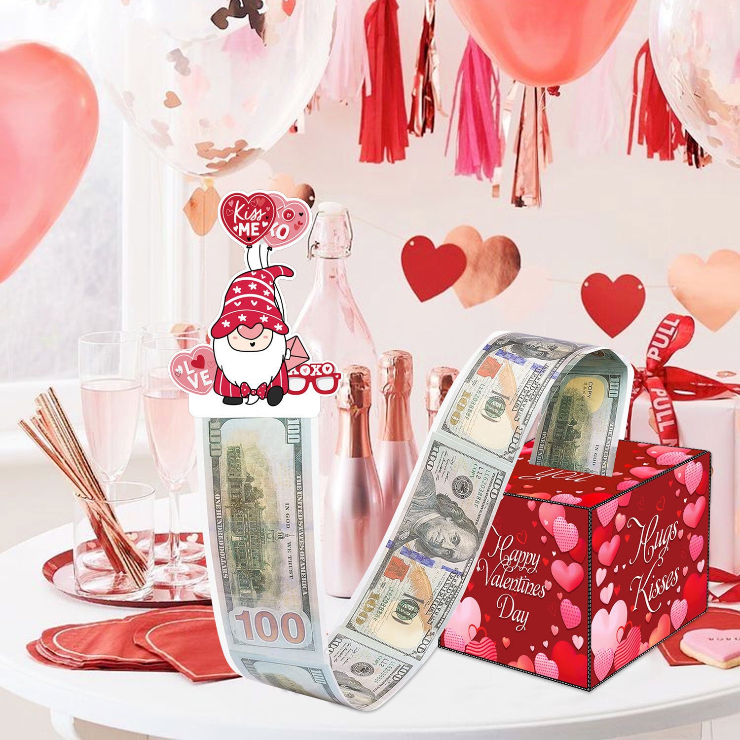 Valentine's Day Theme Surprise Money Box Party Decoration