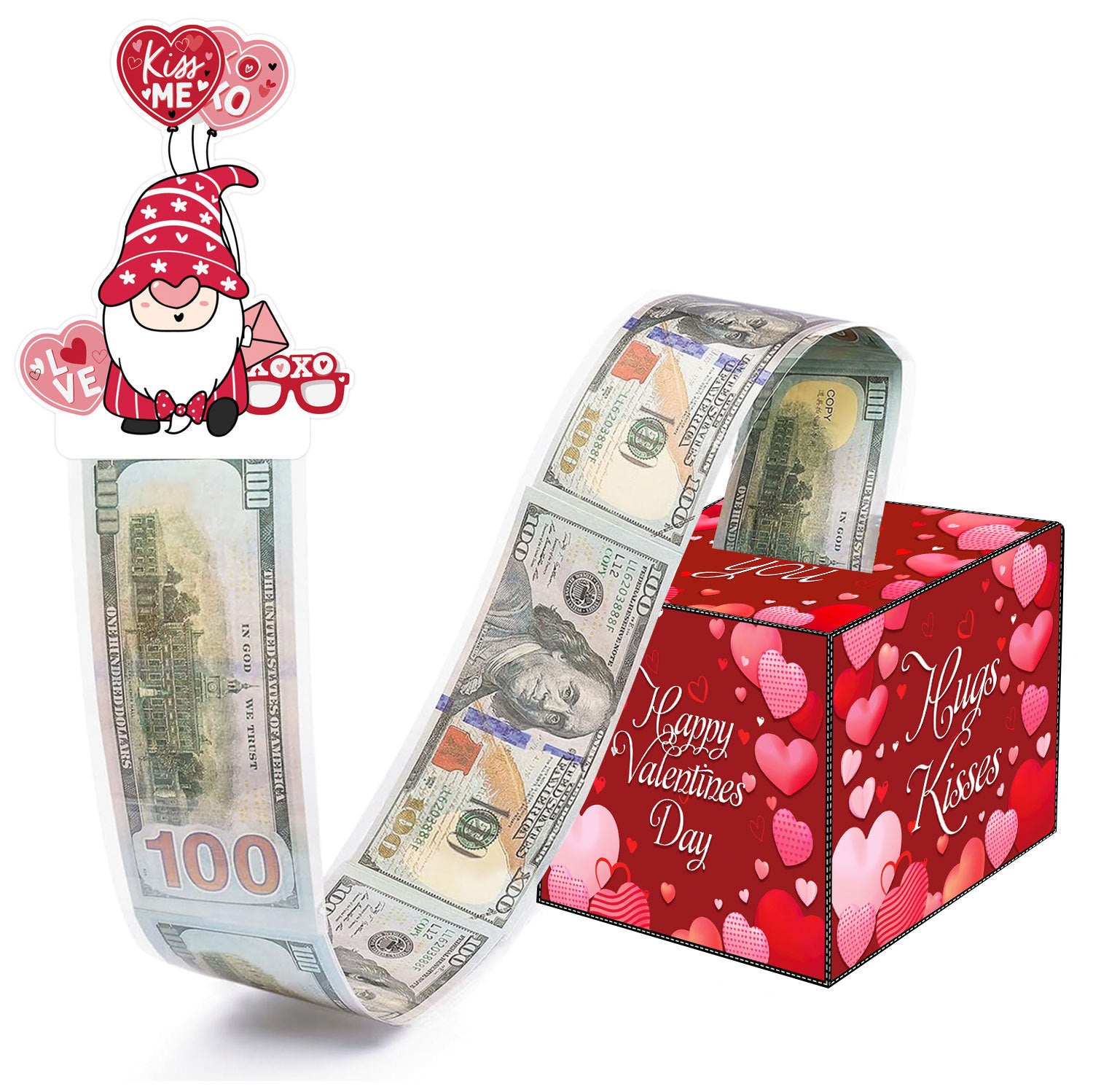 Valentine's Day Theme Surprise Money Box Party Decoration