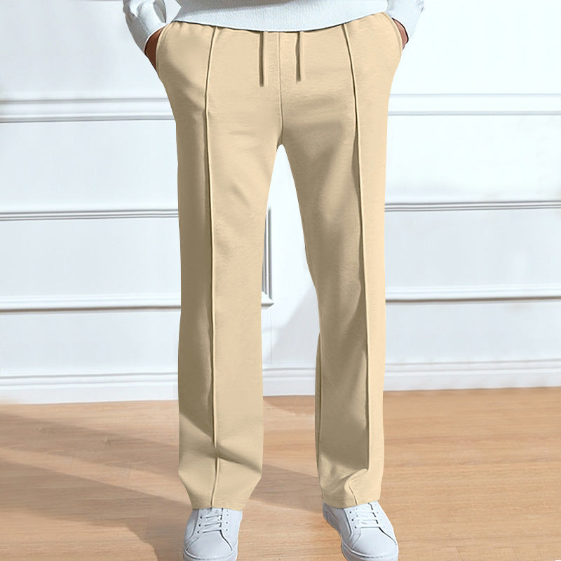 Wear Casual Trousers Loose Tight Rope Straight-leg Trousers In Stock.