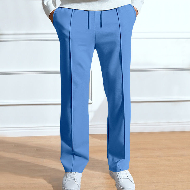 Wear Casual Trousers Loose Tight Rope Straight-leg Trousers In Stock.