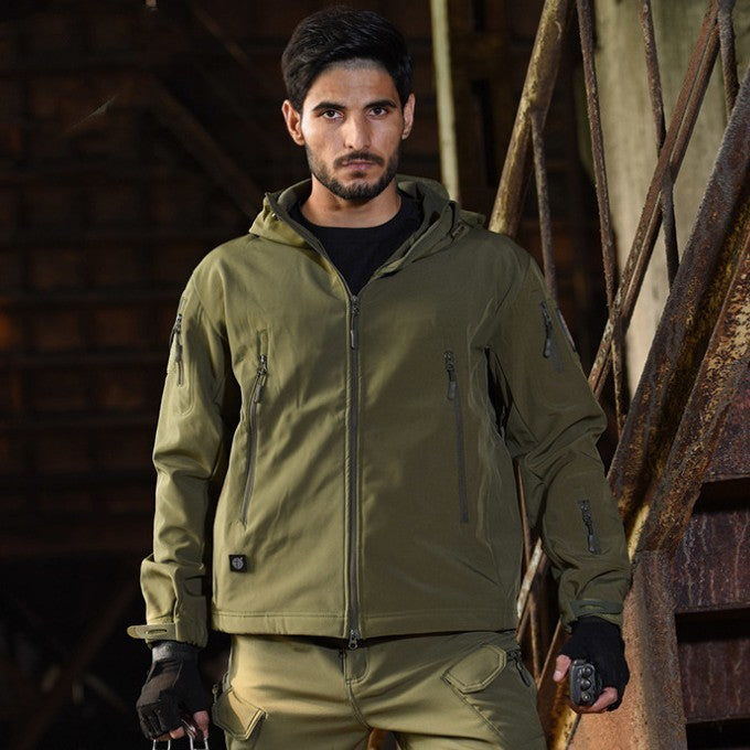 Shark Skin Soft Shell Jacket Outdoor.