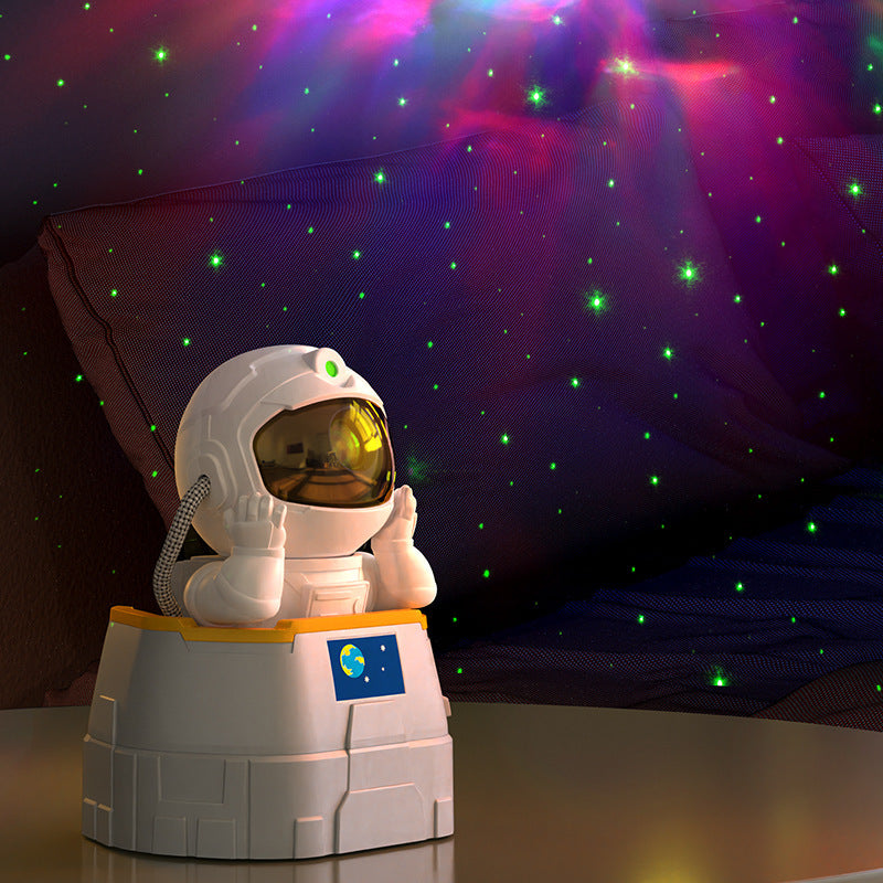 Astronaut Starry Sky Projection Lamp Spaceman Decoration.