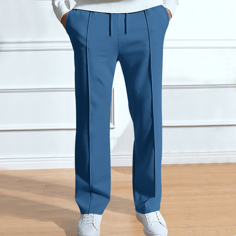 Wear Casual Trousers Loose Tight Rope Straight-leg Trousers In Stock.