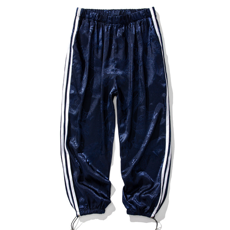 Men's Cotton Linen Retro Sports Casual Pants.