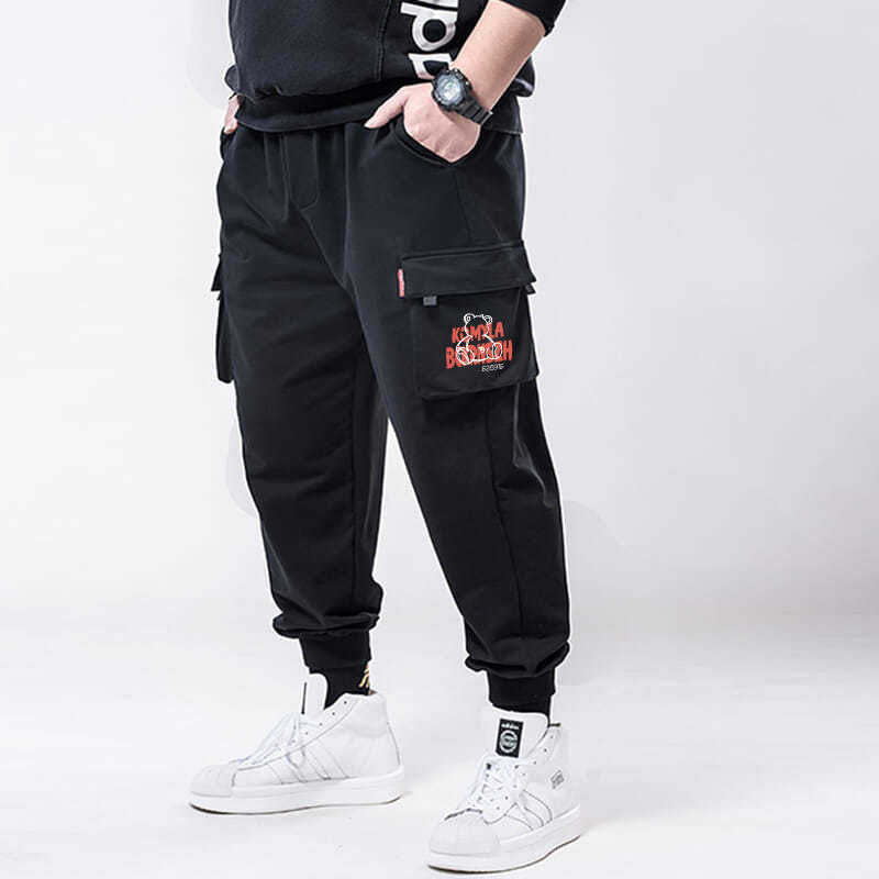 Polyester Plus Size Men's Casual Working Pants.