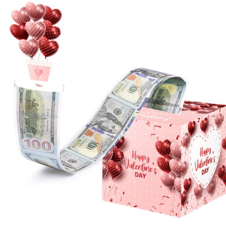 Valentine's Day Theme Surprise Money Box Party Decoration