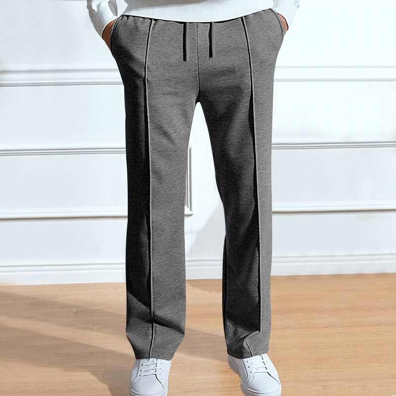 Wear Casual Trousers Loose Tight Rope Straight-leg Trousers In Stock.