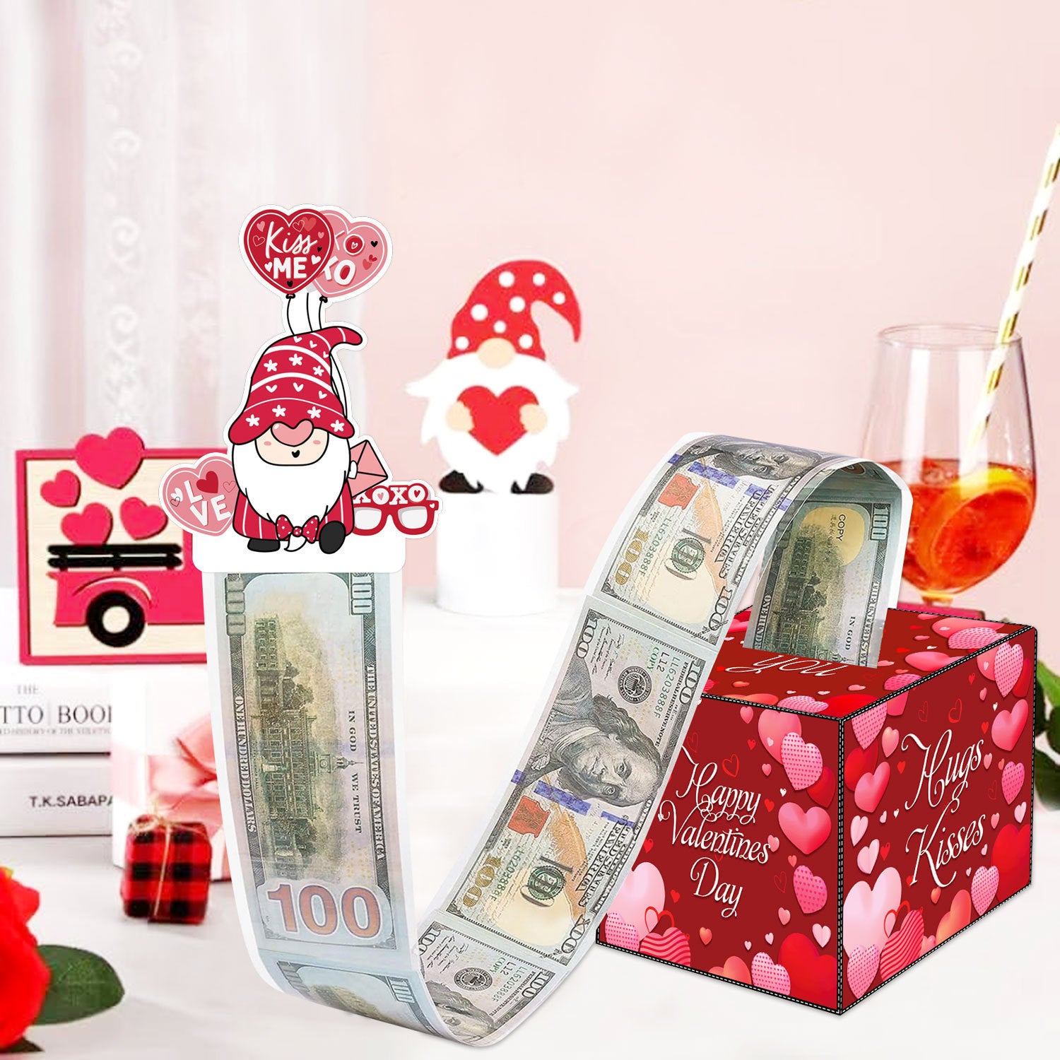 Valentine's Day Theme Surprise Money Box Party Decoration